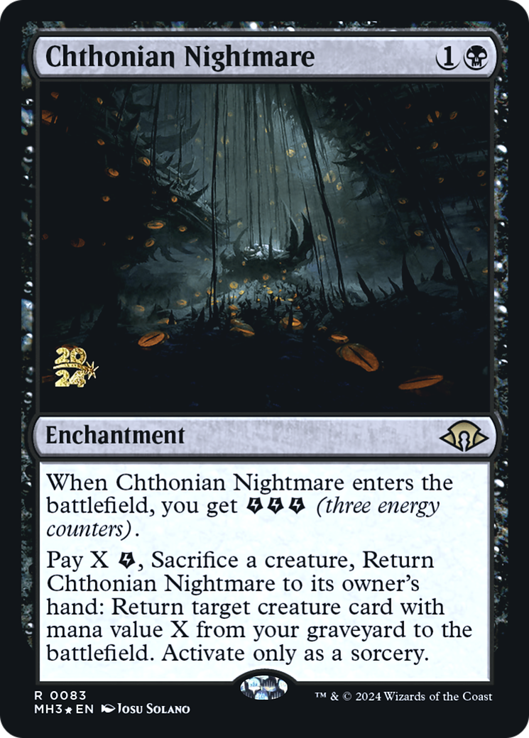 Chthonian Nightmare [Modern Horizons 3 Prerelease Promos] | Silver Goblin