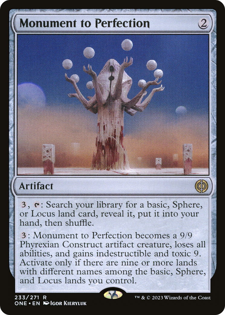 Monument to Perfection [Phyrexia: All Will Be One] Foil