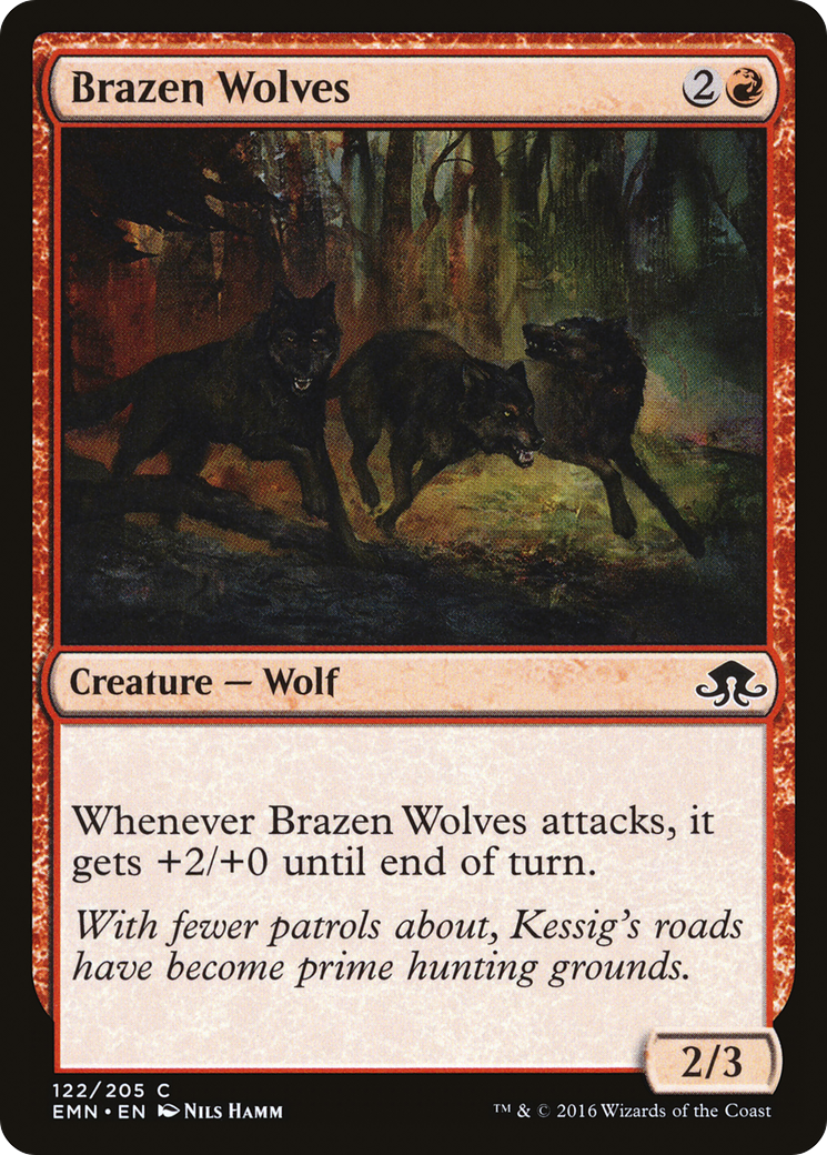 Brazen Wolves [Eldritch Moon] Foil