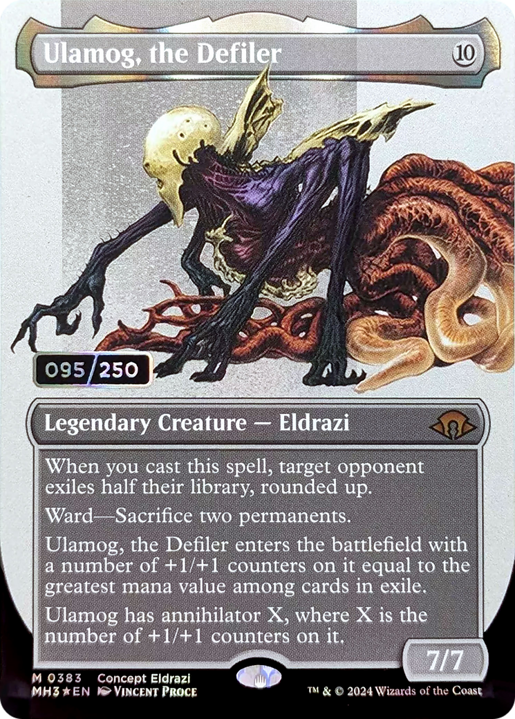 Ulamog, the Defiler (Borderless) (Serialized) [Modern Horizons 3] | Silver Goblin