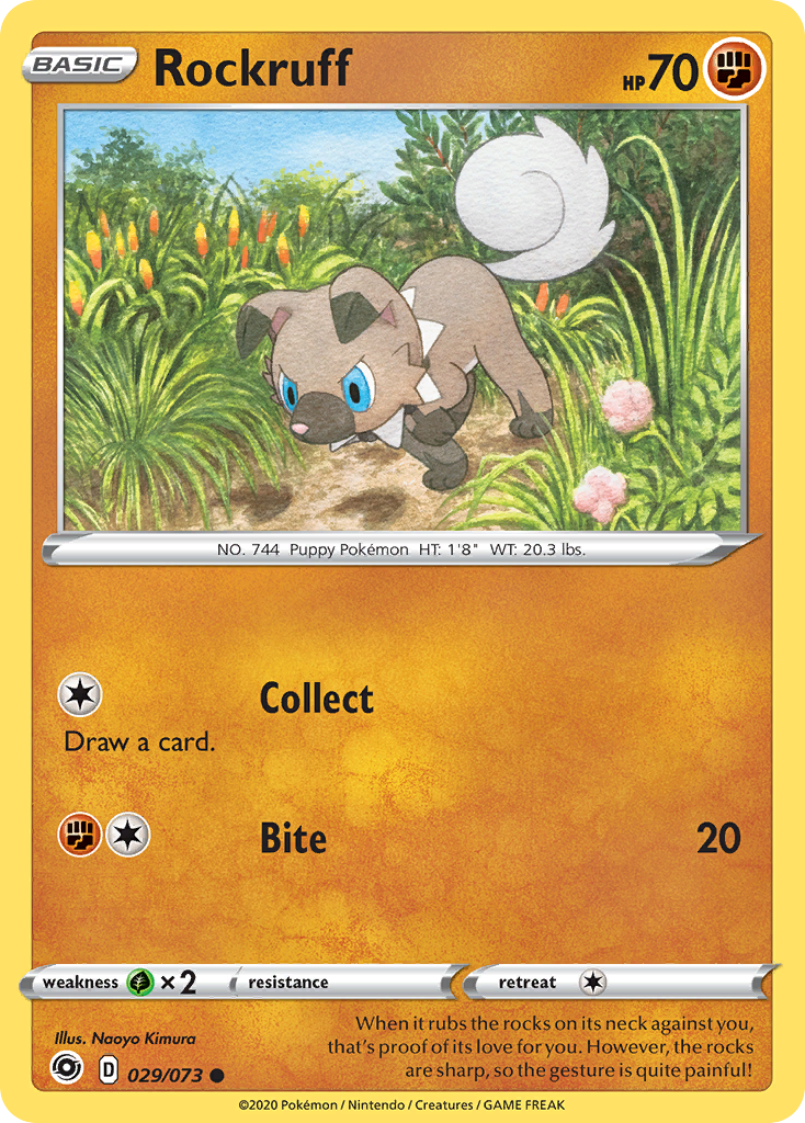 Rockruff (029/073) [Sword & Shield: Champion's Path] | Silver Goblin