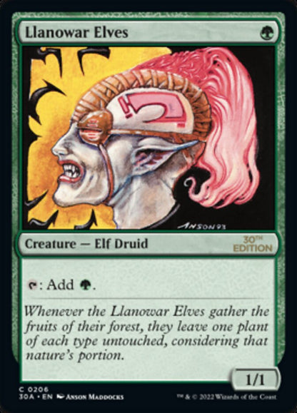 Llanowar Elves [30th Anniversary Edition]