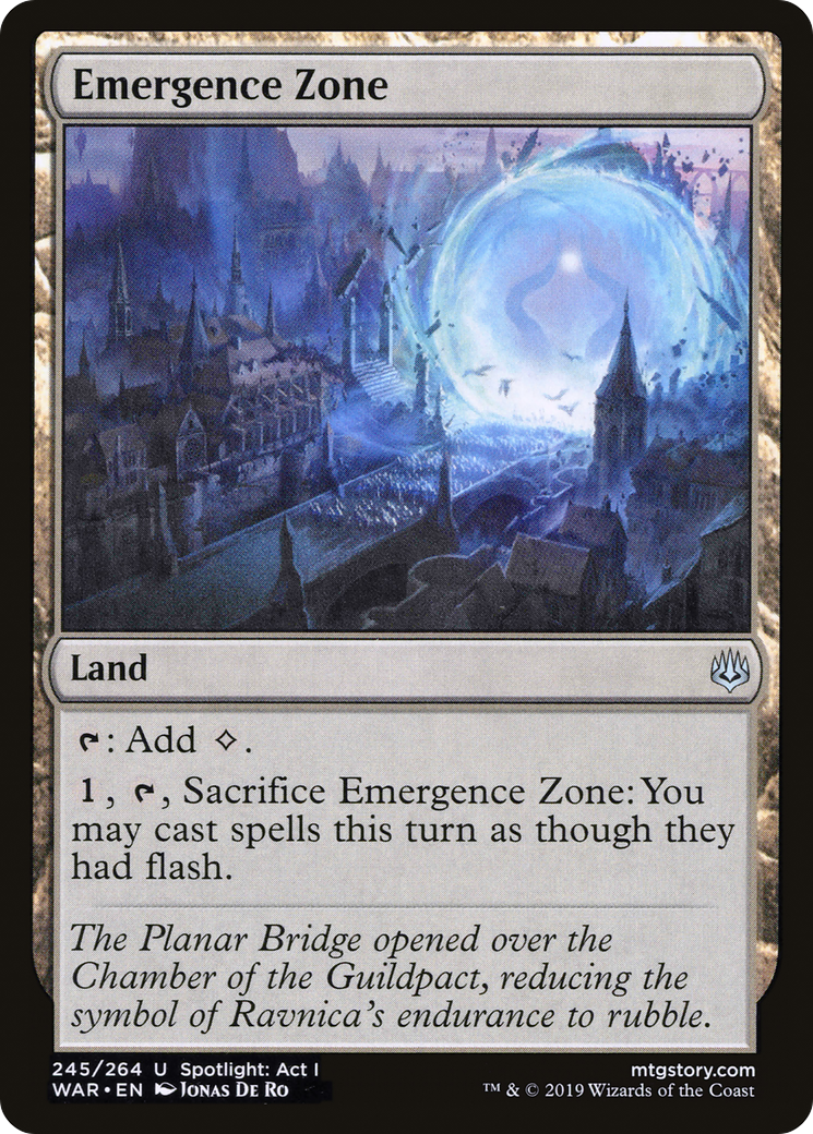 Emergence Zone [War of the Spark] Foil