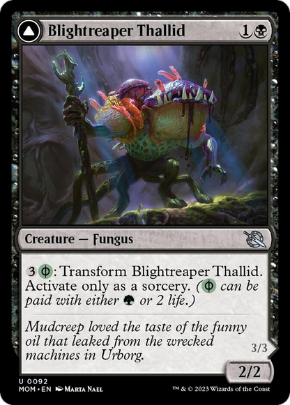 Blightreaper Thallid // Blightsower Thallid [March of the Machine] Foil