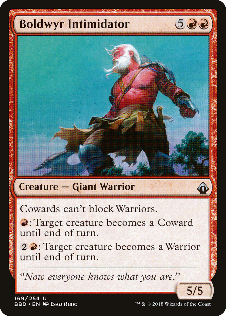 Boldwyr Intimidator [Battlebond] Foil