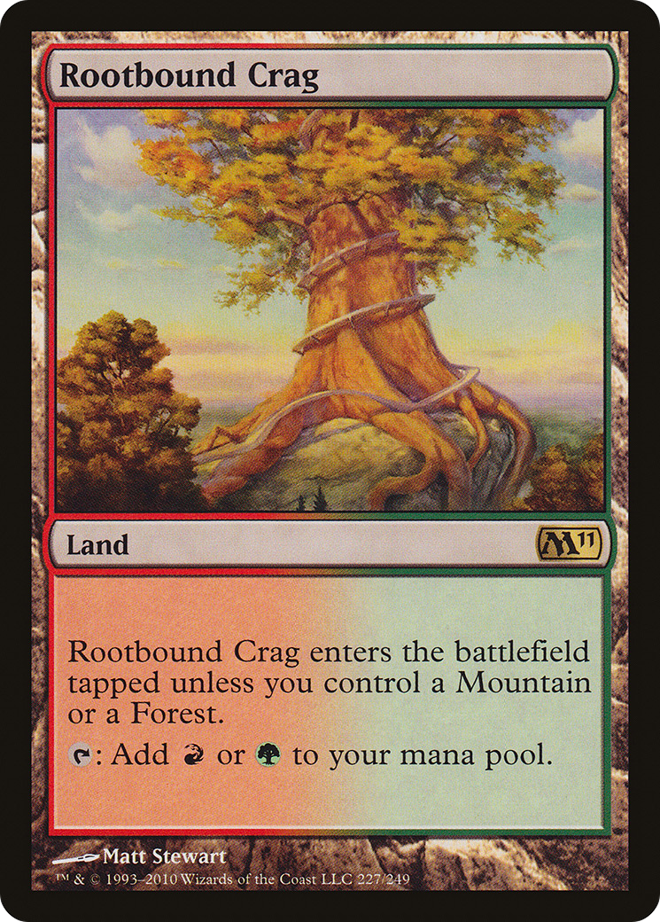 Rootbound Crag (227) Foil - Magic 2011