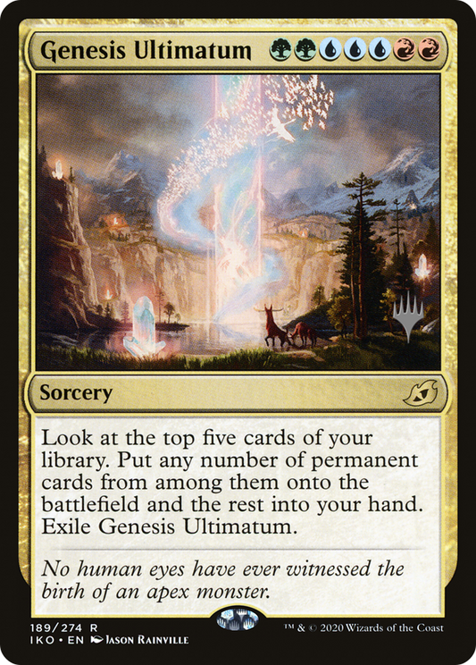 Genesis Ultimatum (Promo Pack) [Ikoria: Lair of Behemoths Promos] Foil