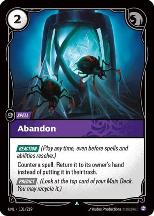 Abandon (131) Foil - Unleashed