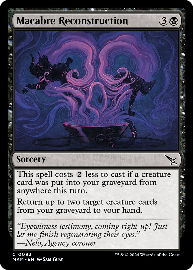 Macabre Reconstruction [Murders at Karlov Manor] Foil