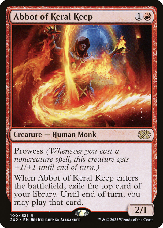 Abbot of Keral Keep (100) Foil - Double Masters 2022
