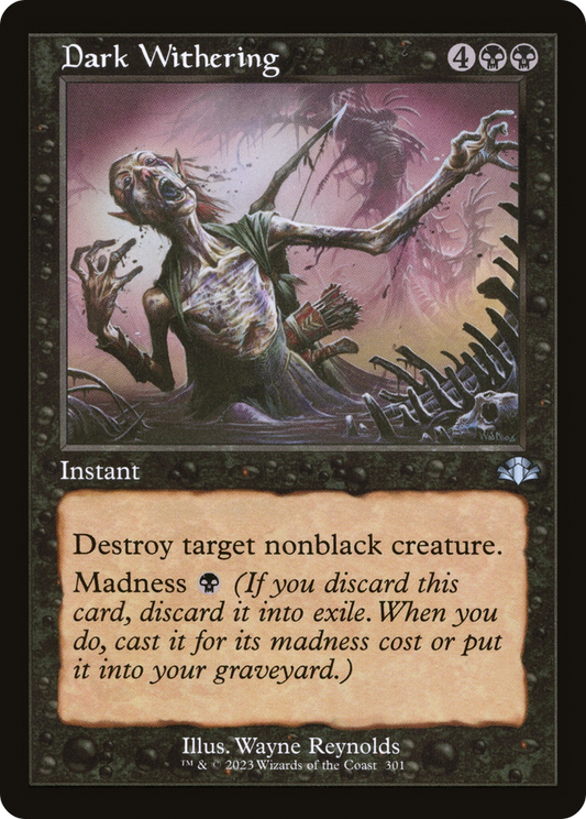 Dark Withering (Retro) [Dominaria Remastered] Foil