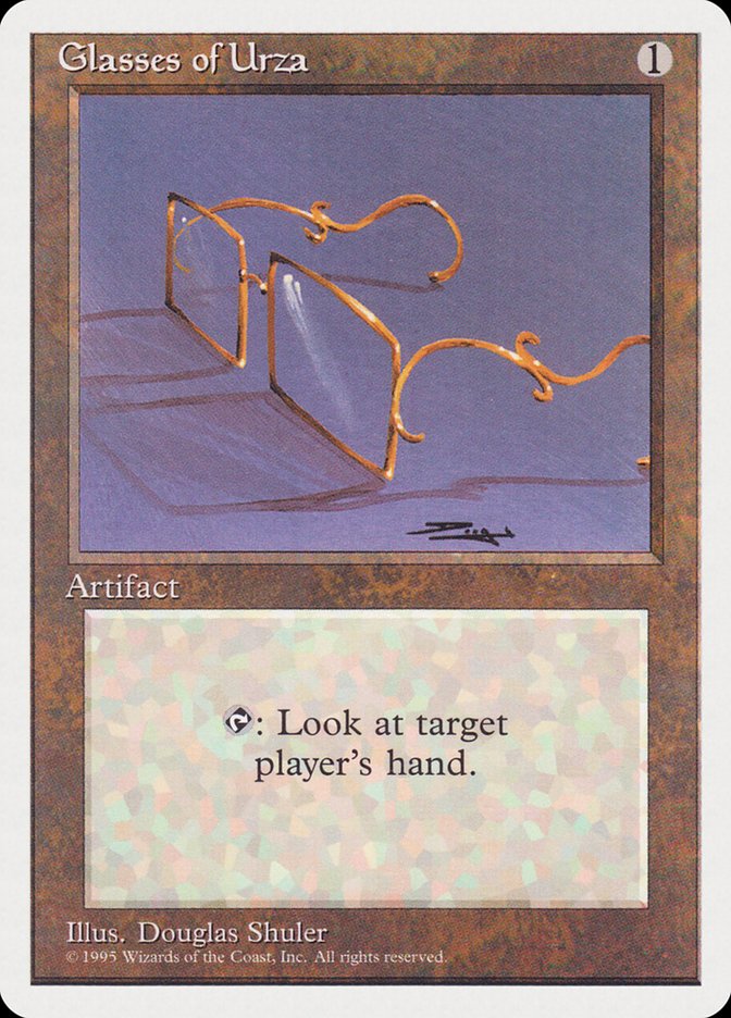 Glasses of Urza [Rivals Quick Start Set] | Silver Goblin