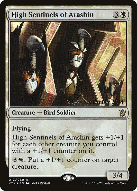 High Sentinels of Arashin [Khans of Tarkir Prerelease Promos]