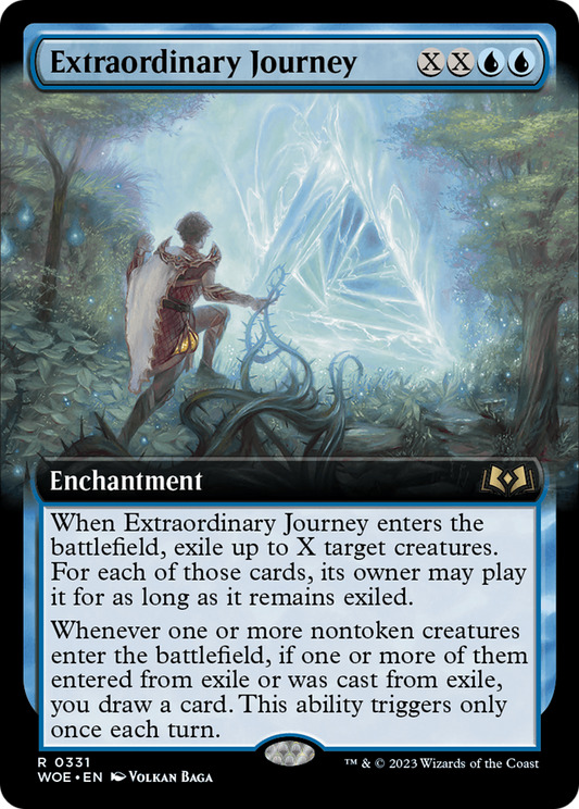 Extraordinary Journey (Extended Art) [Wilds of Eldraine] Foil