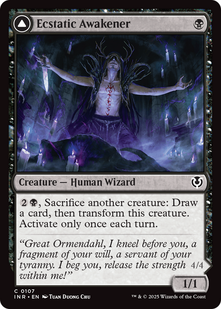 Ecstatic Awakener // Awoken Demon Foil (107) - Innistrad Remastered