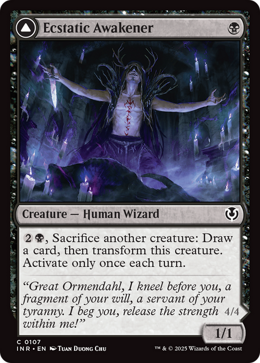 Ecstatic Awakener // Awoken Demon Foil (107) - Innistrad Remastered