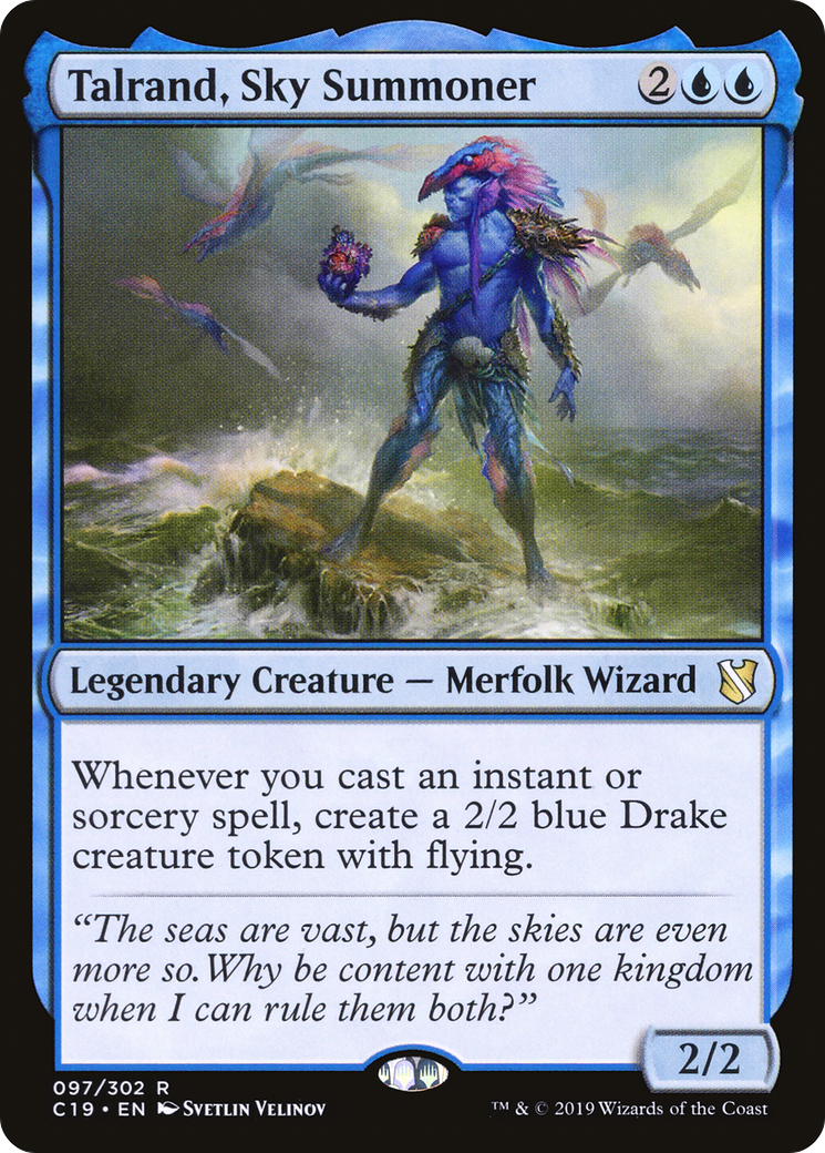 Talrand, Sky Summoner (097) - Commander 2019