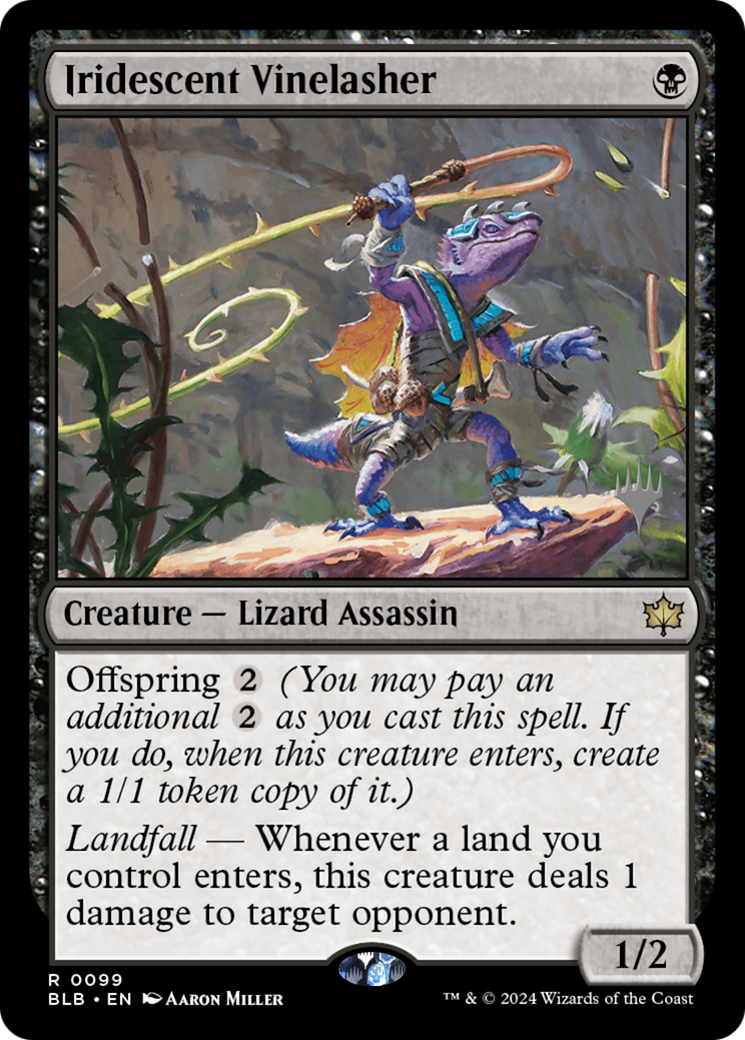 Iridescent Vinelasher (Promo Pack) [Bloomburrow Promos]