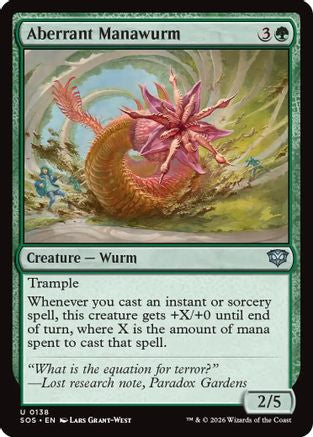 Aberrant Manawurm (138) Foil - Secrets of Strixhaven