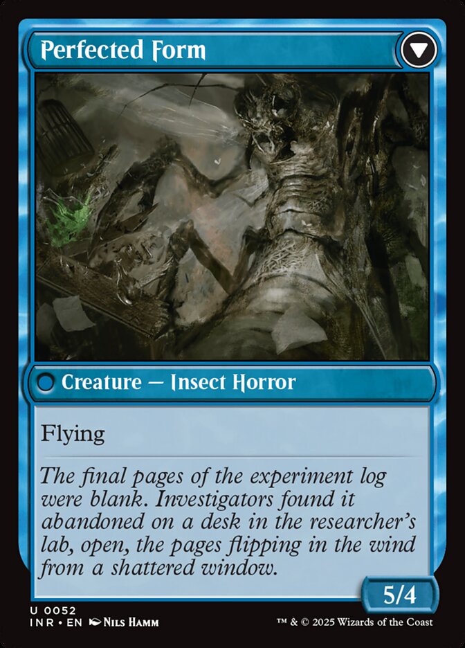 Aberrant Researcher // Perfected Form (052) Foil - Innistrad Remastered