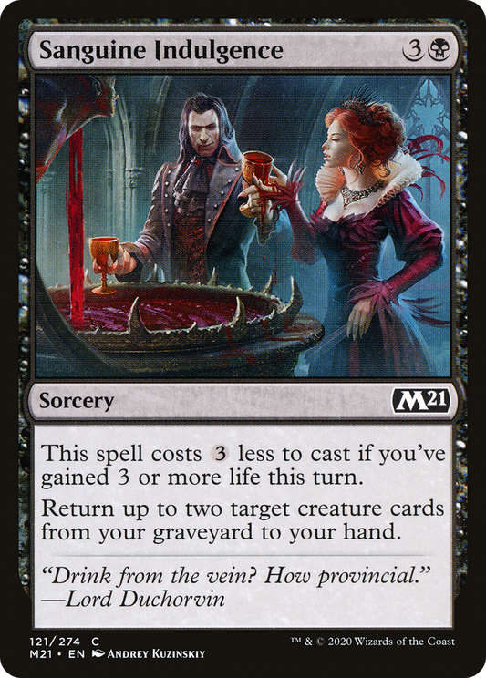 Sanguine Indulgence [Core Set 2021] Foil