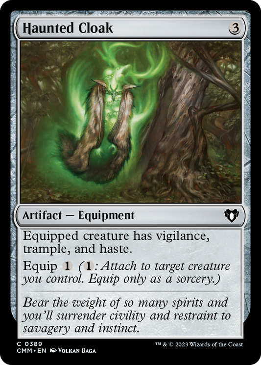 Haunted Cloak [Commander Masters] Foil