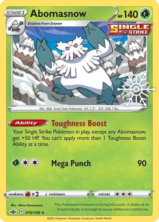 Abomasnow (Holiday Calendar) (10) Holofoil - Miscellaneous Cards & Products