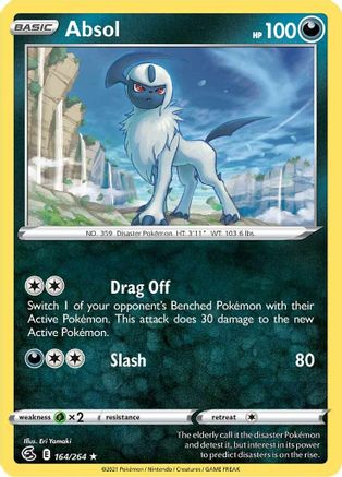 Absol (164) Reverse Holofoil - Fusion Strike