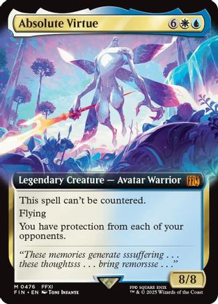 Absolute Virtue (Extended Art) (476) Foil - FINAL FANTASY