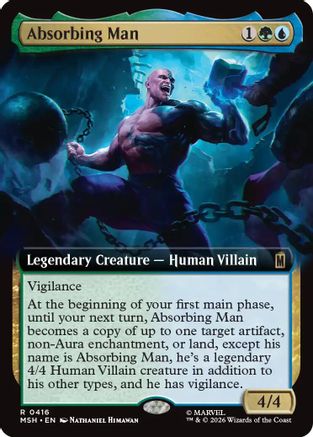 Absorbing Man (Extended Art) (416) Foil - Marvel Super Heroes