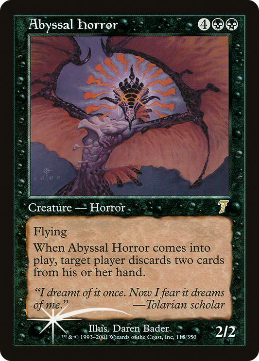 Abyssal Horror (115) Foil - Seventh Edition