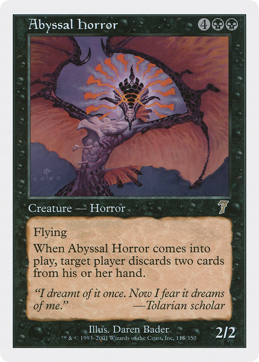 Abyssal Horror (115) - Seventh Edition