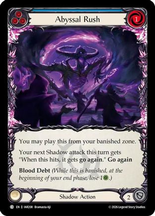 Abyssal Rush (IAR208) Rainbow Foil - Usurp the Shadow Throne