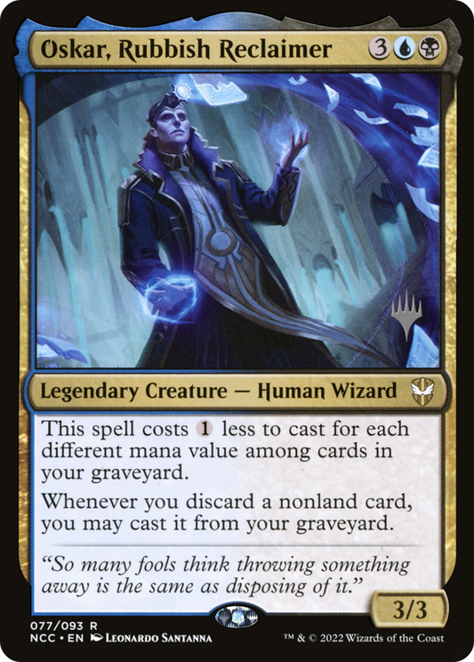 Oskar, Rubbish Reclaimer (Promo Pack) [Streets of New Capenna Commander Promos]