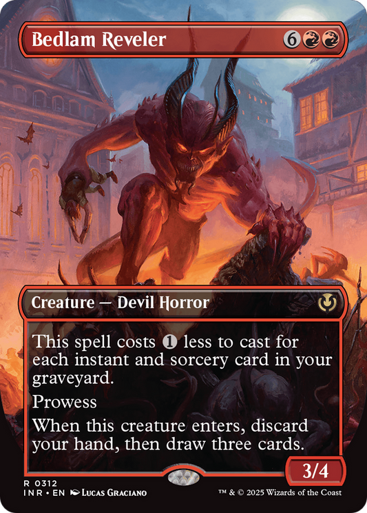 Bedlam Reveler (Borderless) (312) - Innistrad Remastered