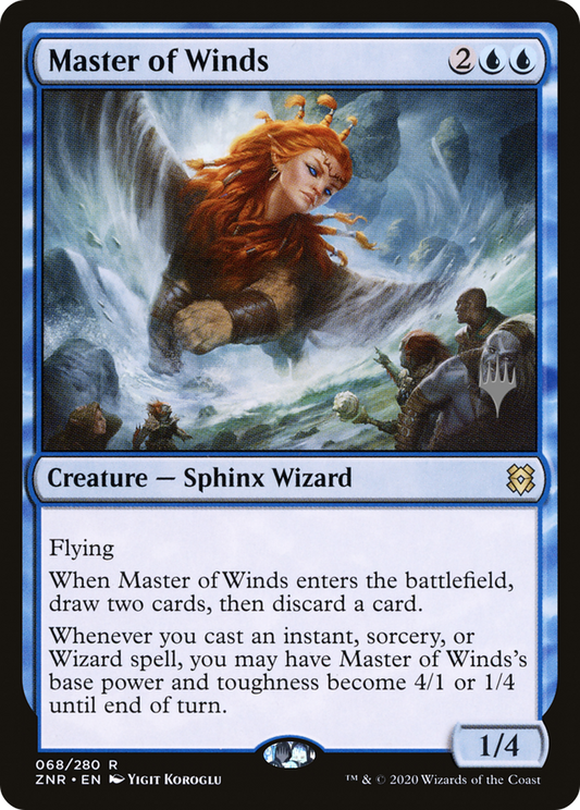 Master of Winds (Promo Pack) [Zendikar Rising Promos] Foil