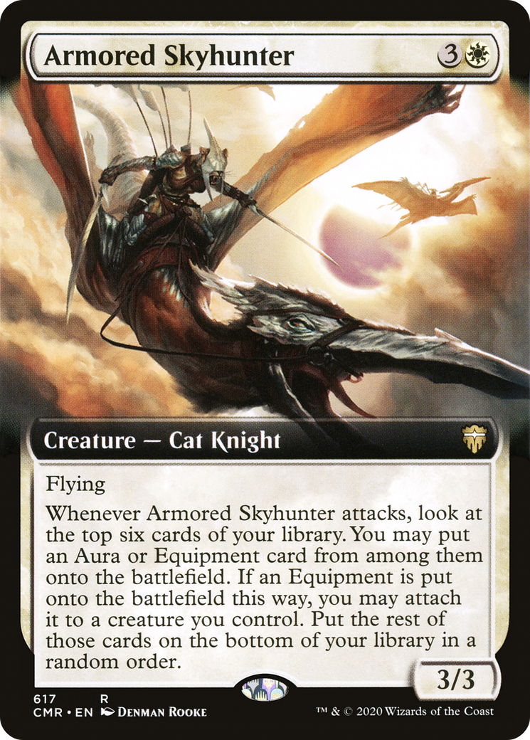Armored Skyhunter (Extended Art) [Commander Legends] Foil
