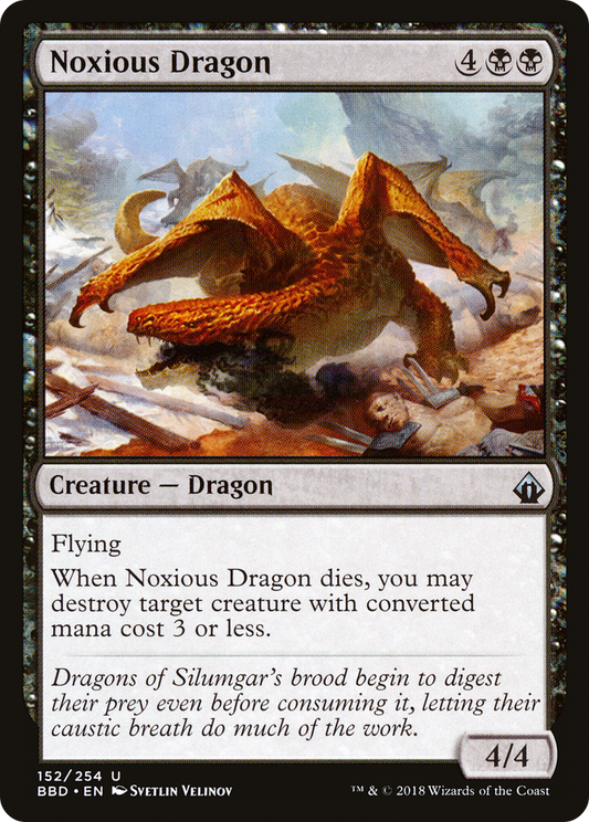 Noxious Dragon [Battlebond] Foil