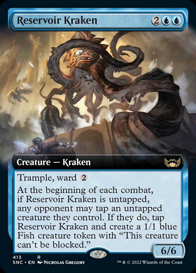 Reservoir Kraken (Extended Art) [Streets of New Capenna] | Silver Goblin