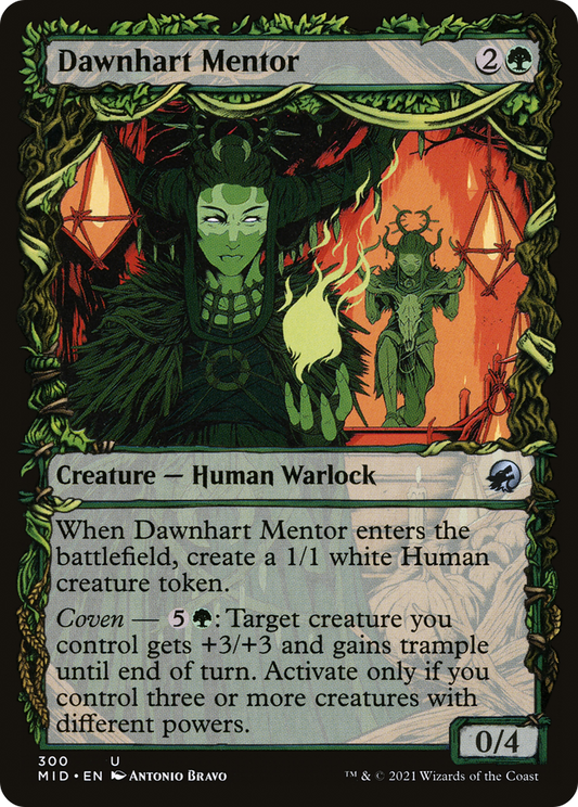 Dawnhart Mentor (Showcase Equinox) [Innistrad: Midnight Hunt] Foil