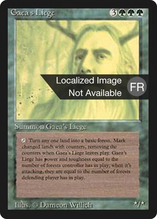 Gaea's Liege [Foreign Black Border]