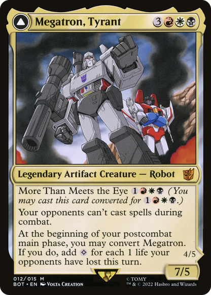 Megatron, Tyrant // Megatron, Destructive Force [Transformers] Foil