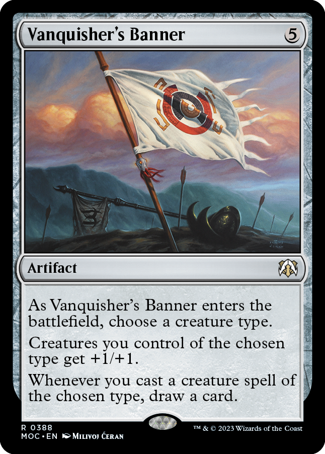 Vanquisher's Banner [March of the Machine Commander] | Silver Goblin