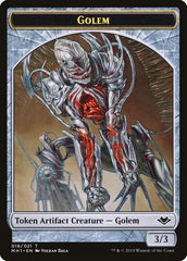 Goblin (010) // Golem (018) Double-Sided Token [Modern Horizons Tokens] | Silver Goblin