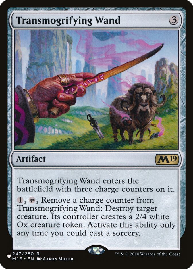 Transmogrifying Wand [The List] | Silver Goblin