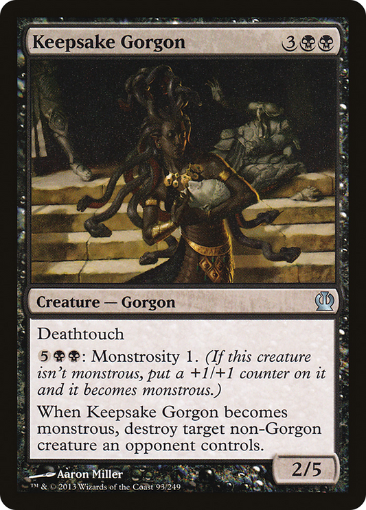 Keepsake Gorgon [Theros] Foil