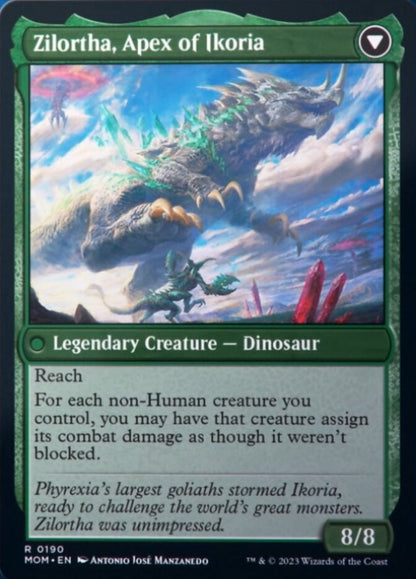 Invasion of Ikoria // Zilortha, Apex of Ikoria [March of the Machine] Foil