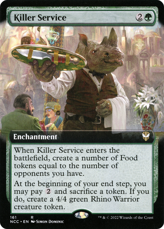 Killer Service (Extended Art) [Streets of New Capenna Commander]