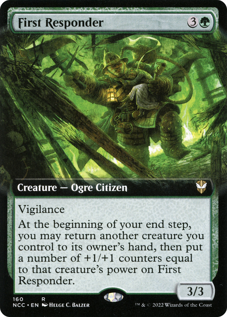 First Responder (Extended Art) [Streets of New Capenna Commander] | Silver Goblin