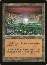 Brushland (Oversized) [Oversize Cards] | Silver Goblin